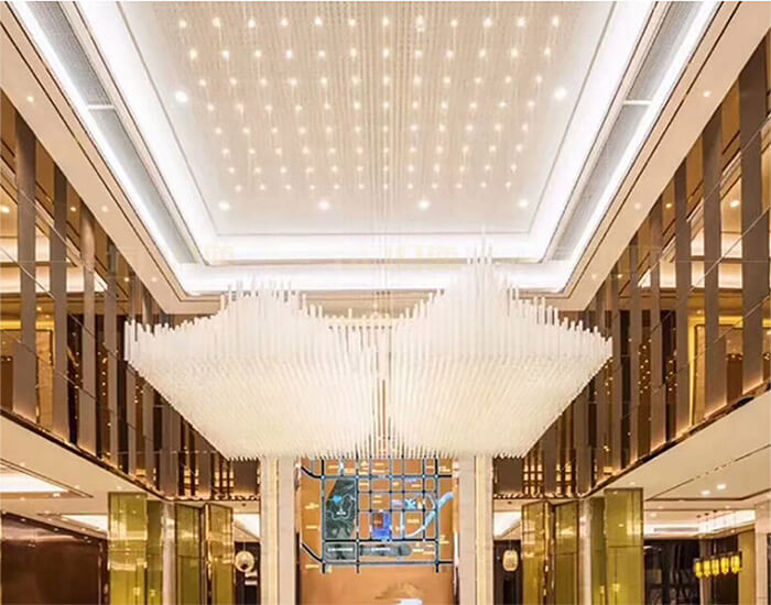 酒店多層吊燈非標(biāo)定制，廠家直供