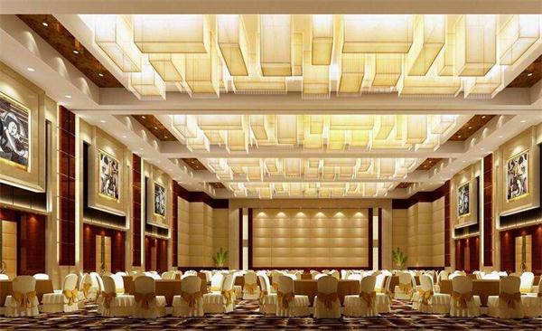 新中式酒店宴會廳照明設計方案 廠家定制供貨