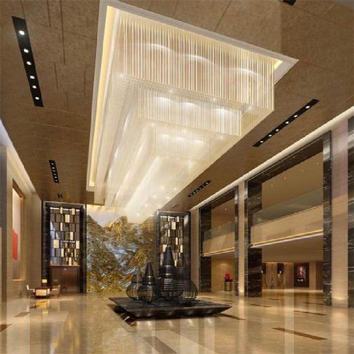 酒店非標(biāo)工程燈具_大型水晶燈什么價格【孫氏照明】